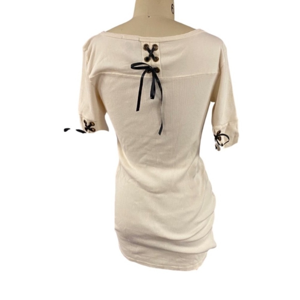 Tough Luv Clothing ribbed knit tunic top size medium